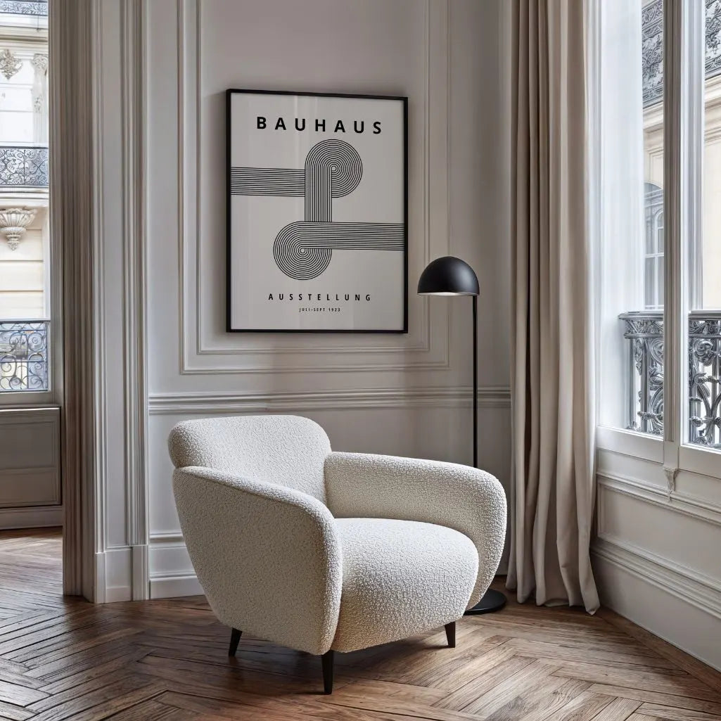 Bauhaus Linienordnung Poster