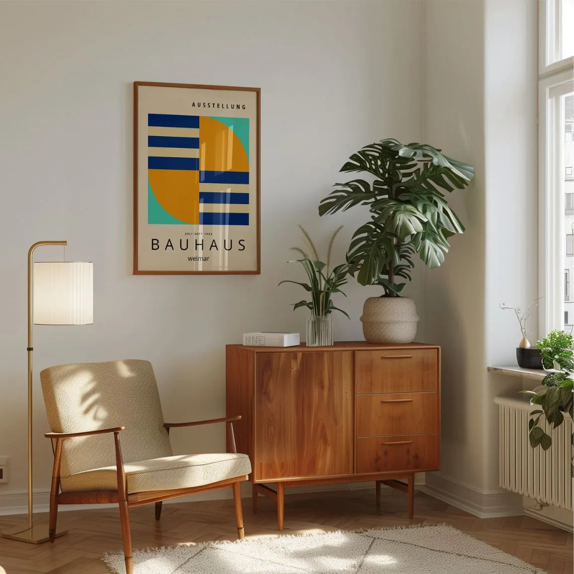 Bauhaus Turbine Geometrie Poster