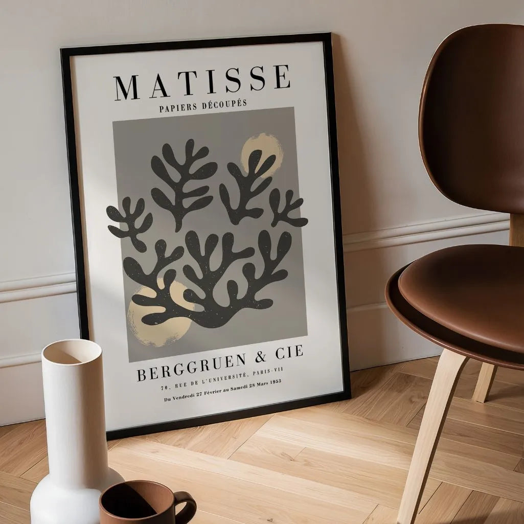 Matisse Graue Korallen Poster