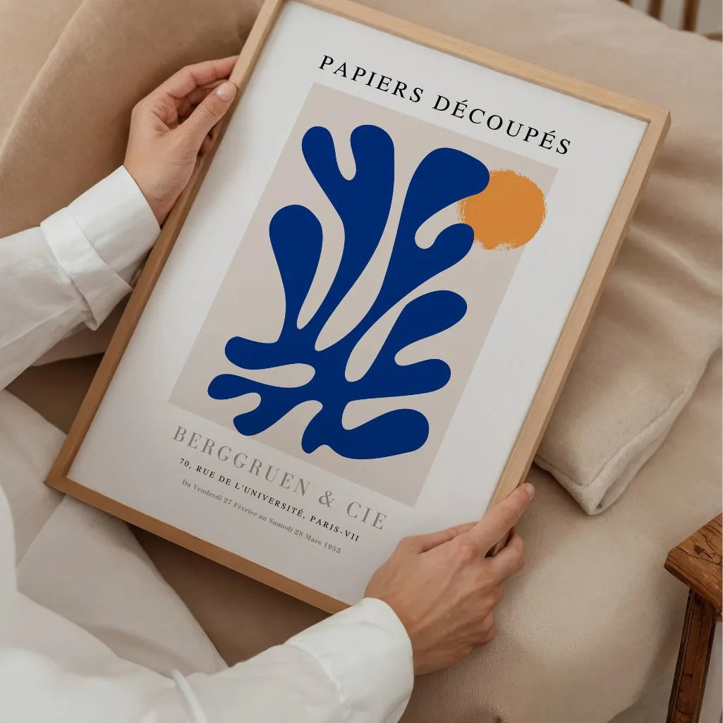 Matisse Blau Klar Poster