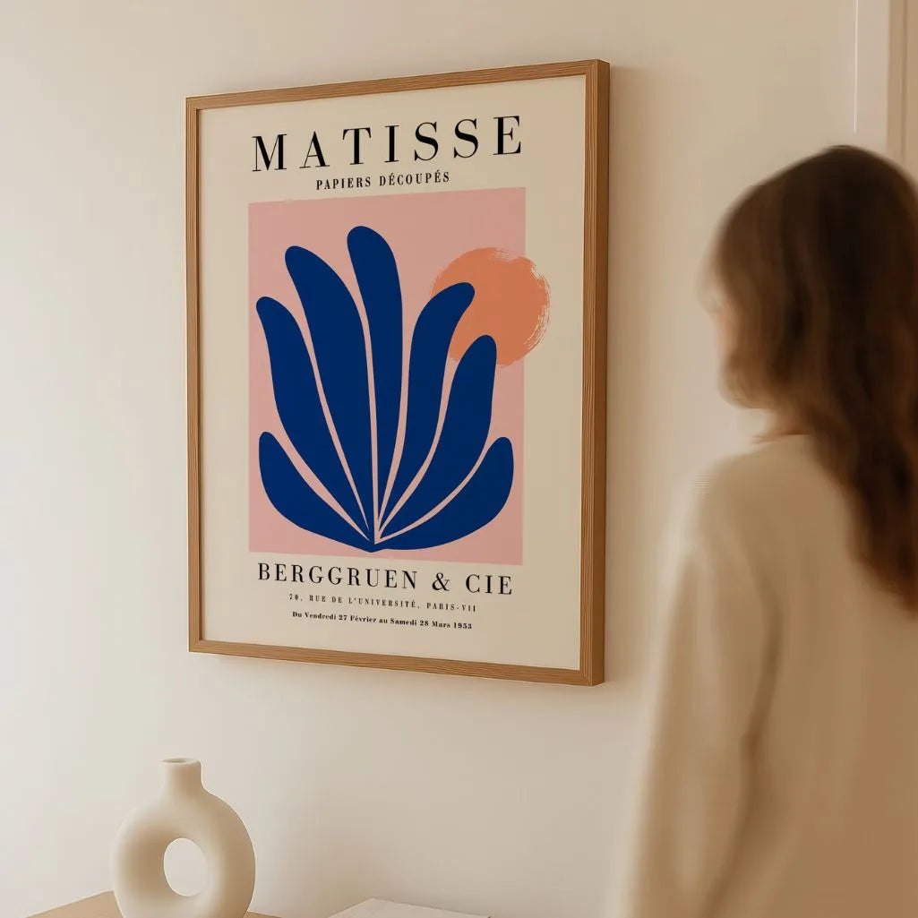 Matisse Blau Rosa Poster