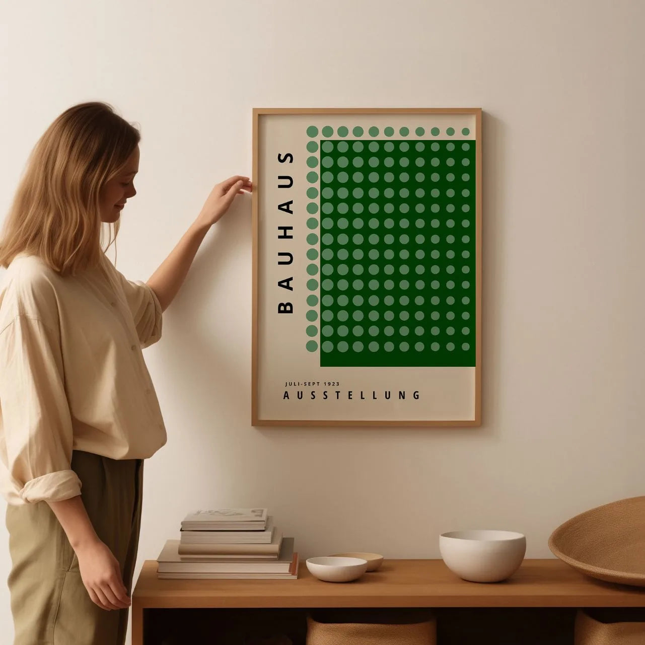 Bauhaus Grün Ruhe Poster