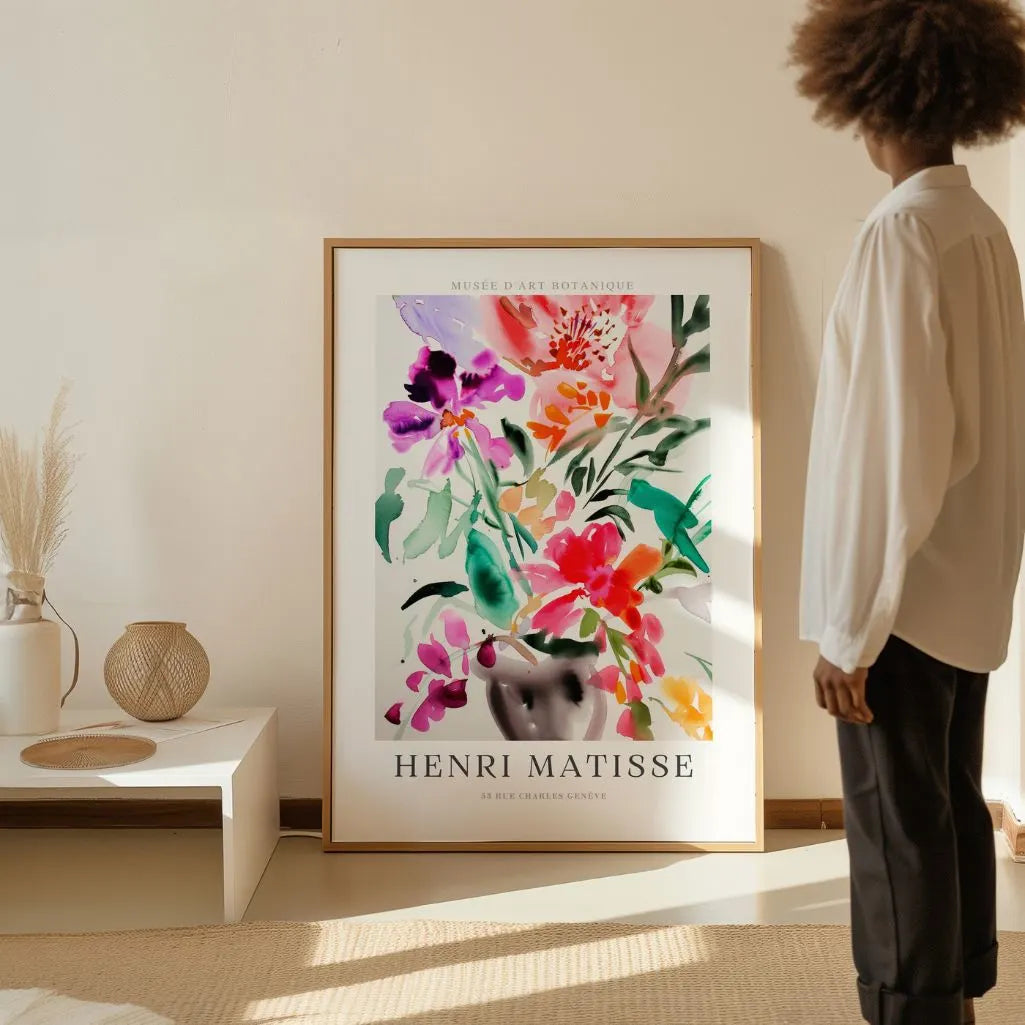 Matisse Aquarell Bouquet Poster