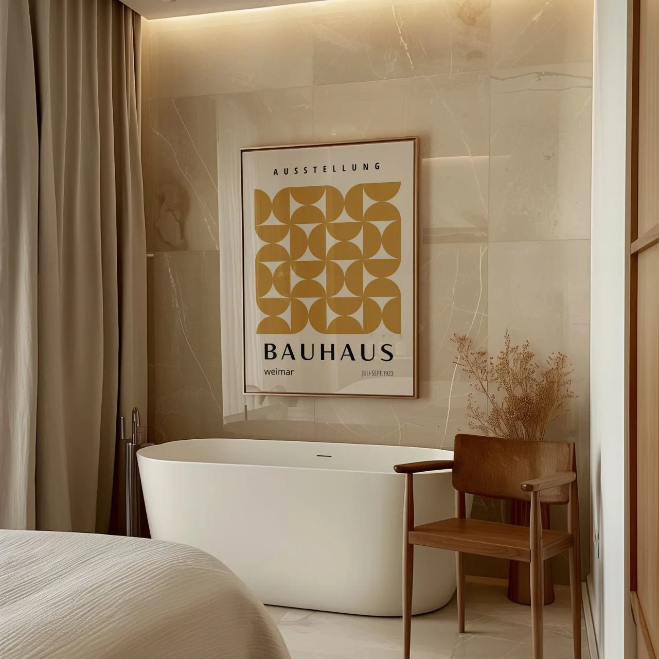 Bauhaus Gold Ruhe Poster