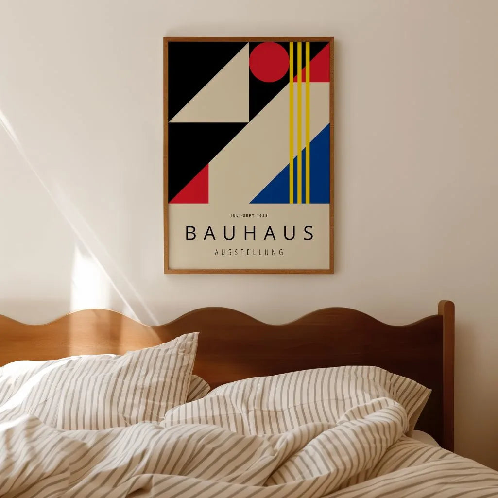 Bauhaus Primärfarben Poster