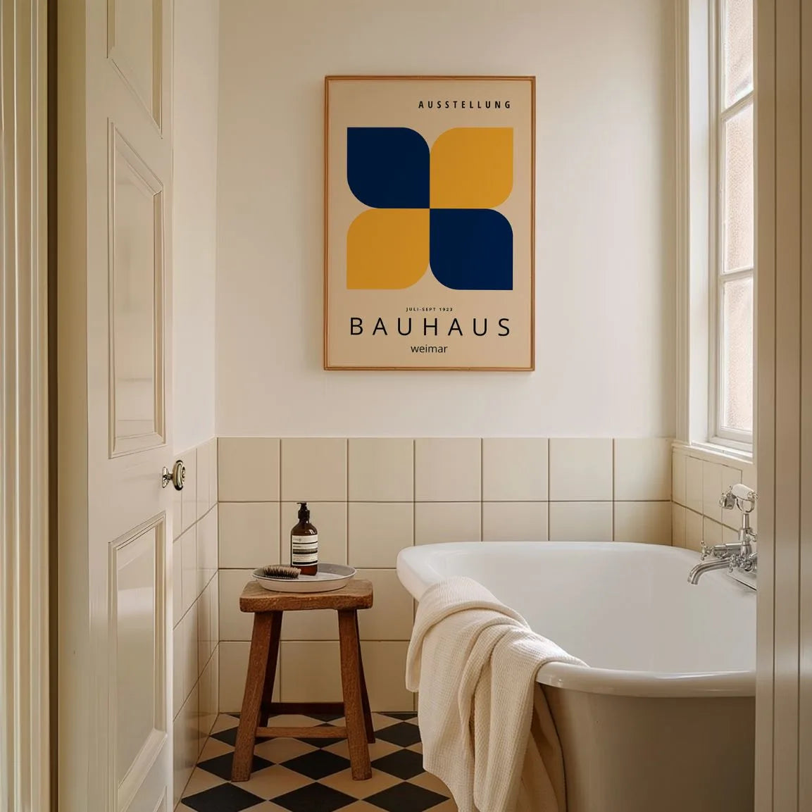 Bauhaus Gelb Harmonie Poster 