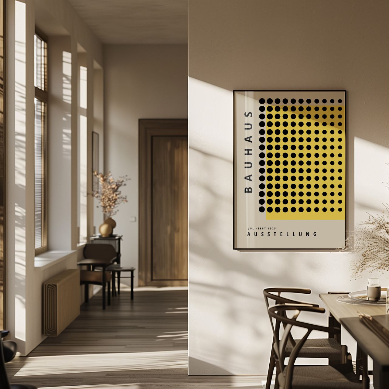 Bauhaus Gelb Präzision Poster