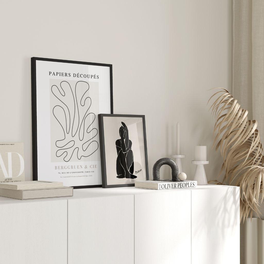 Matisse Koralle Linienzeichnung Poster
