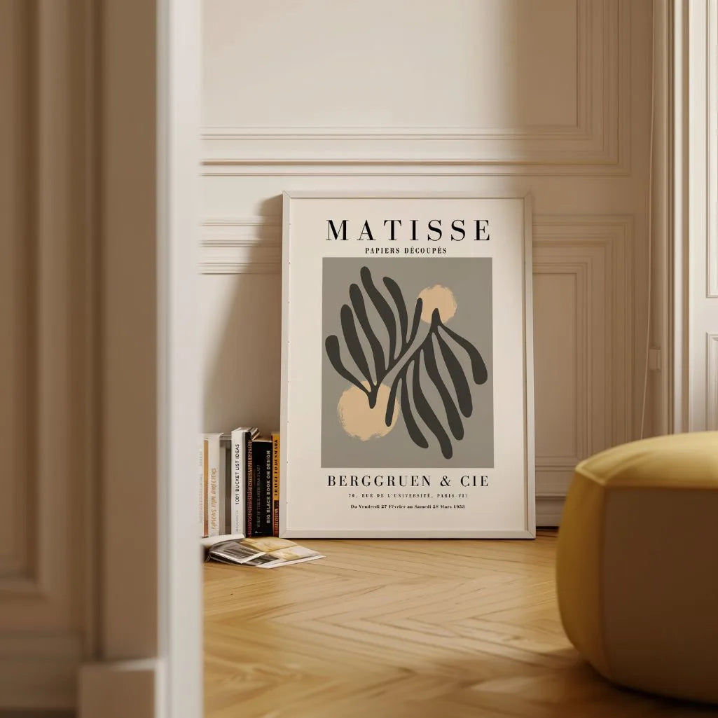 Matisse Graue Blätter Poster
