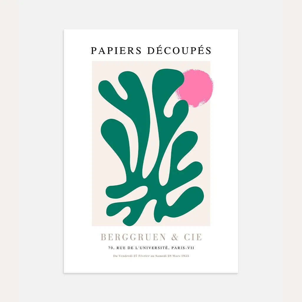 Matisse Grün Botanisch Poster