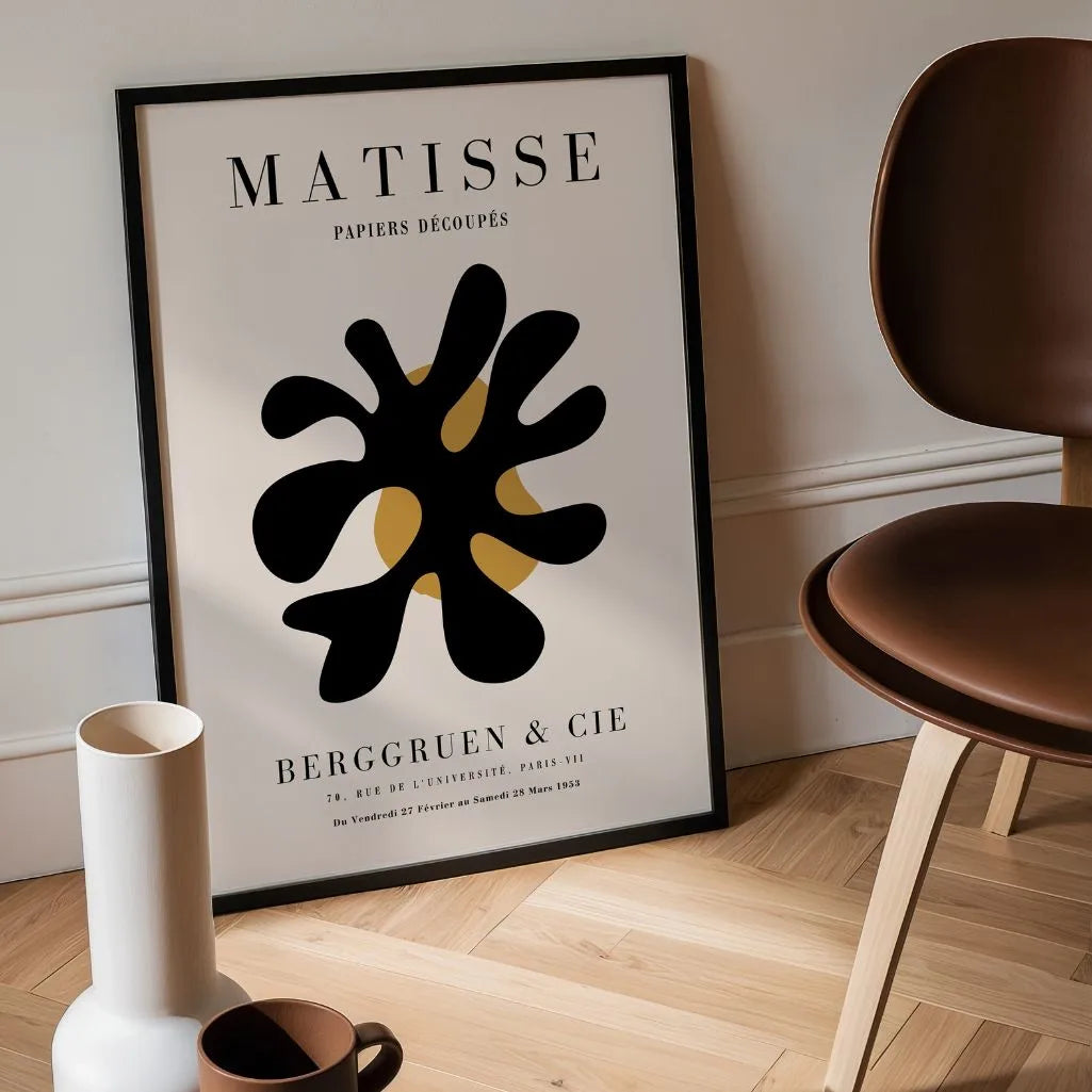 Matisse Schwarze Abstraktion Poster