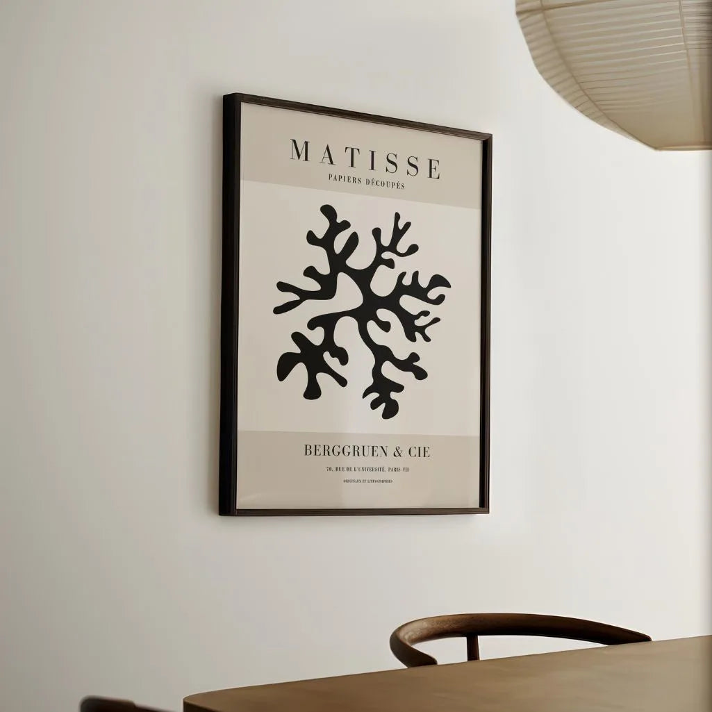 Matisse Schwarzes Korallenriff Poster