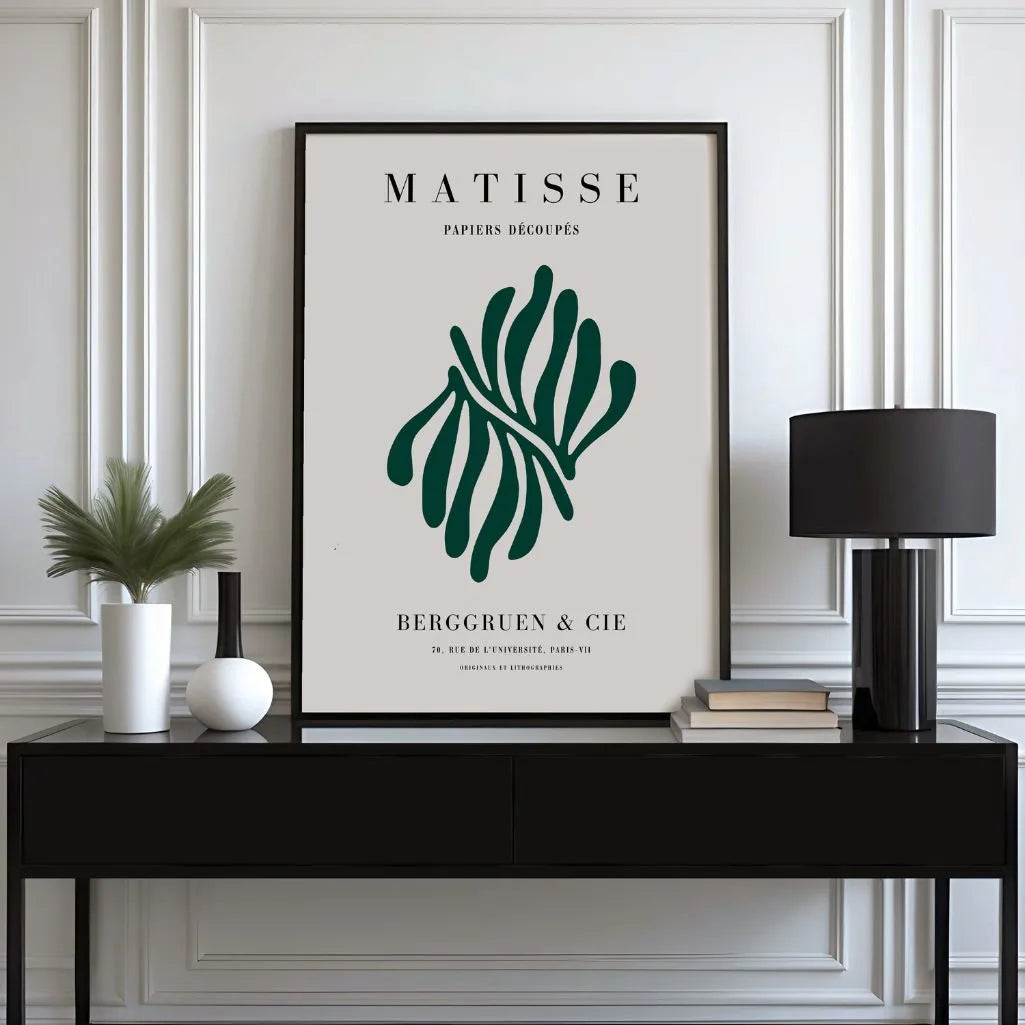 Matisse Flaschengrün Zweig Poster