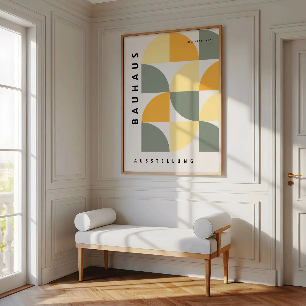 Bauhaus Pastell Ruhe Poster