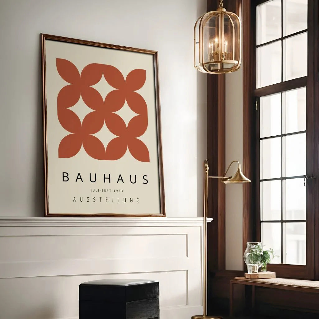 Bauhaus Ziegelton Poster