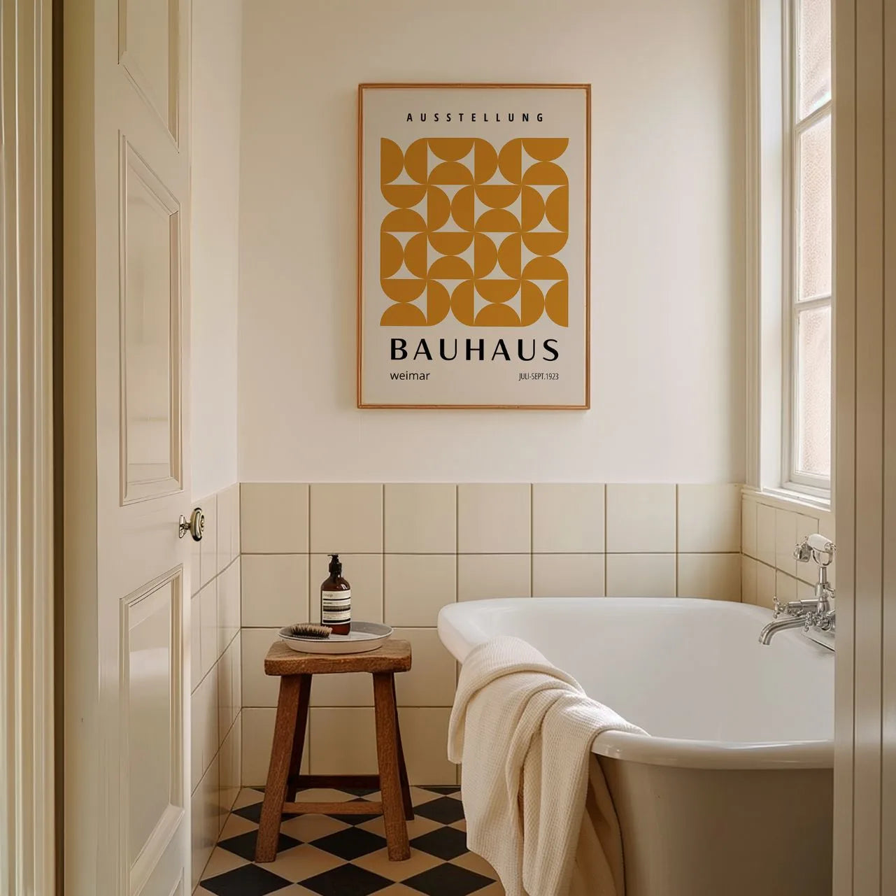 Bauhaus Gold Ruhe Poster