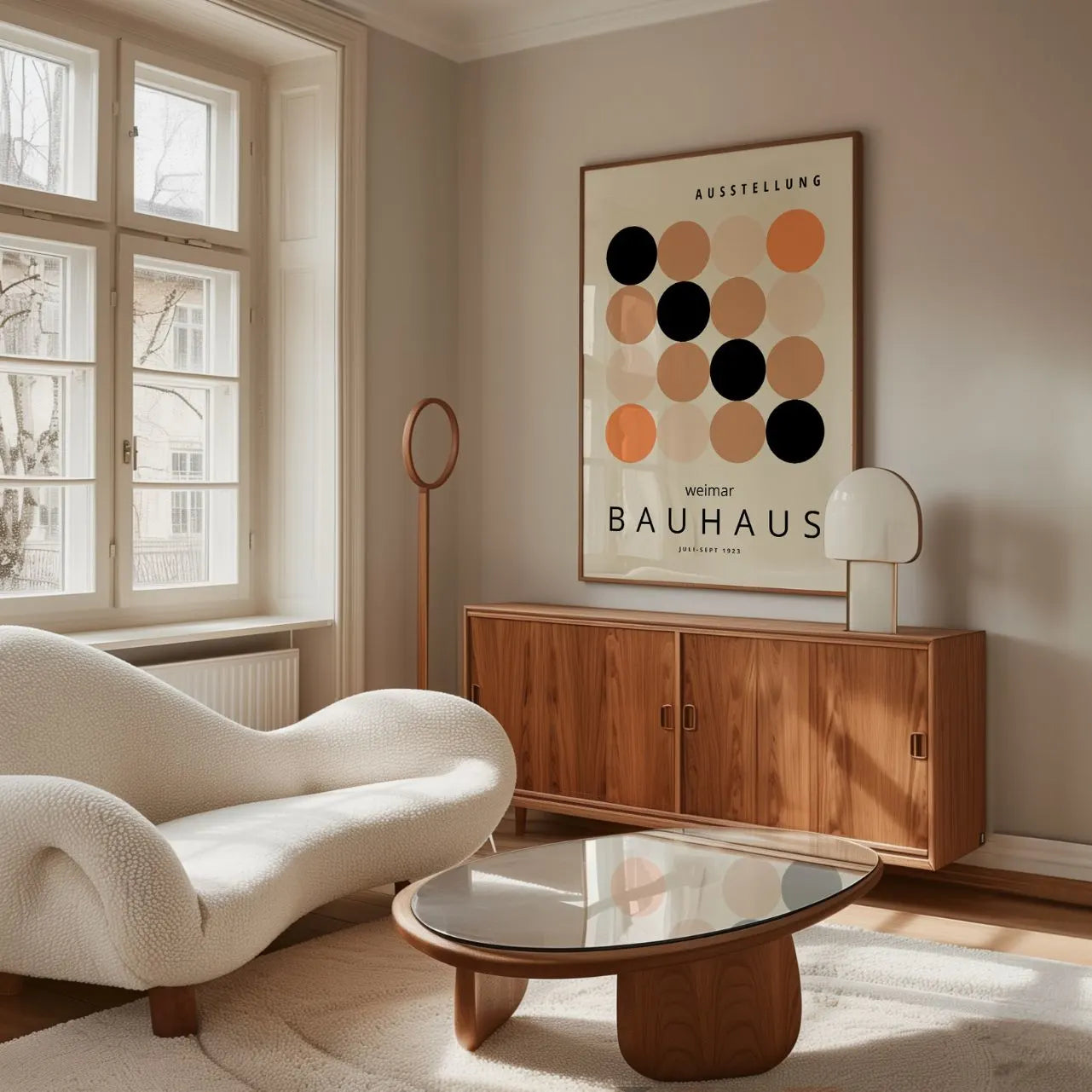 Bauhaus Beige Ruhe Poster
