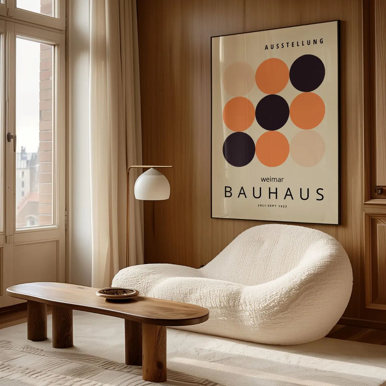 Bauhaus Kreis Harmonie Poster