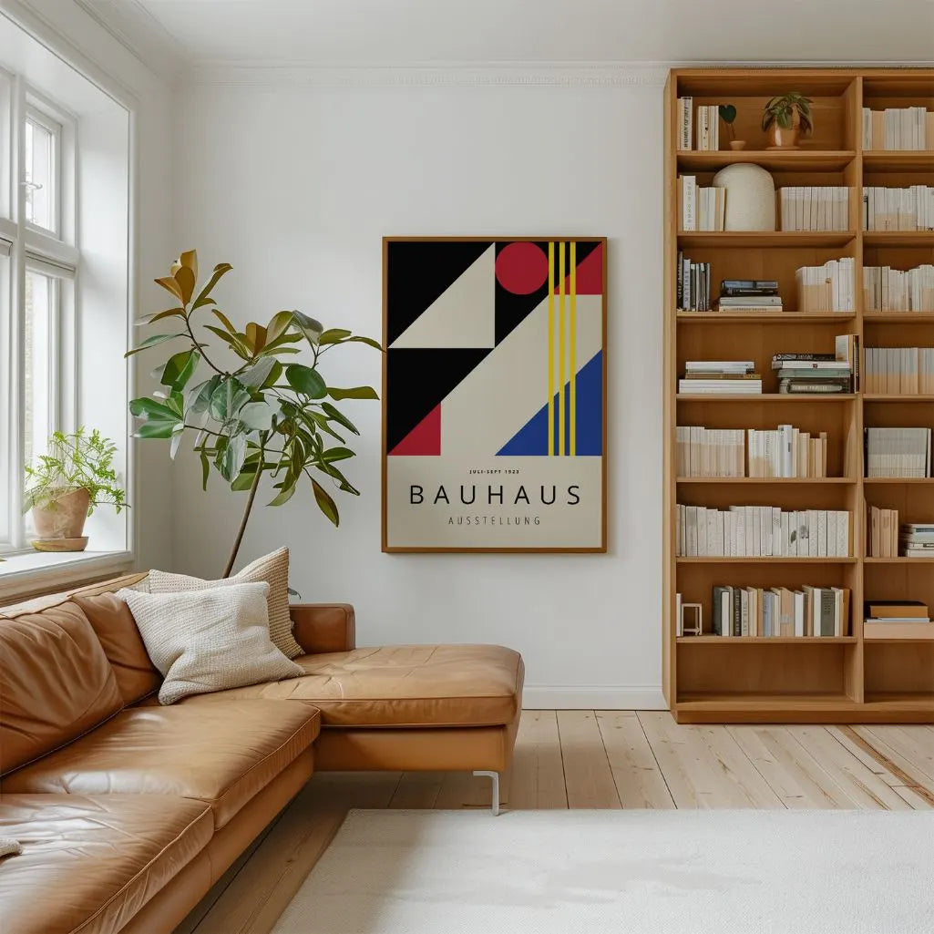Bauhaus Primärfarben Poster