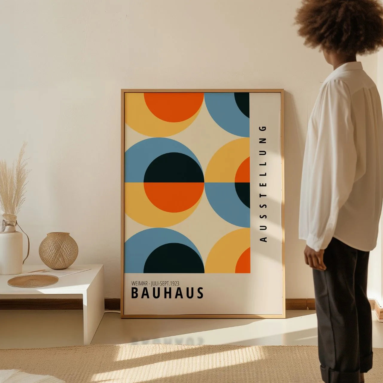 Bauhaus Retro Farben Poster
