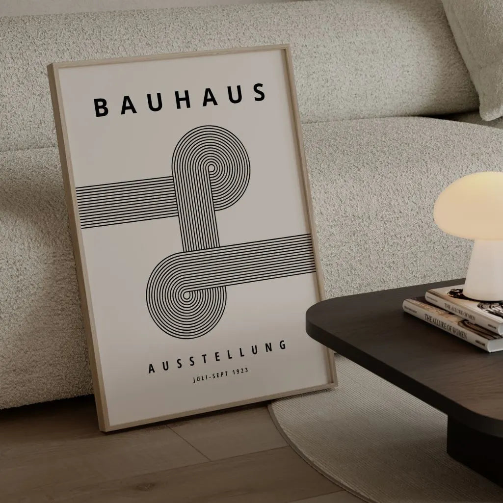 Bauhaus Linienordnung Poster