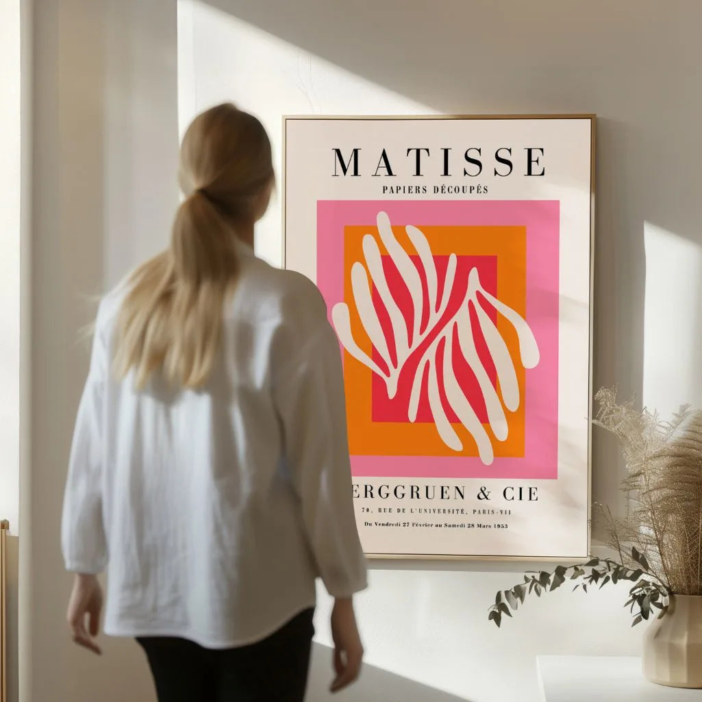 Matisse Korallenwarm Poster