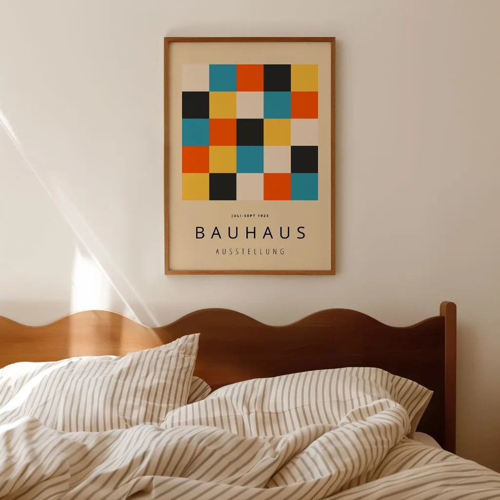 Bauhaus Farbblöcke Poster