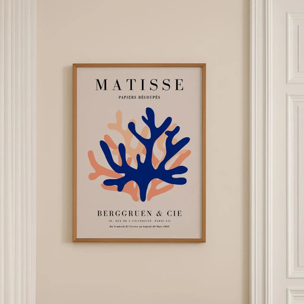 Matisse Blau Orange Poster