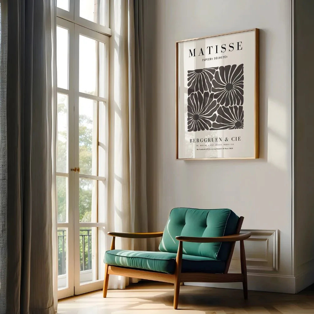 Matisse Braun Blumen Poster