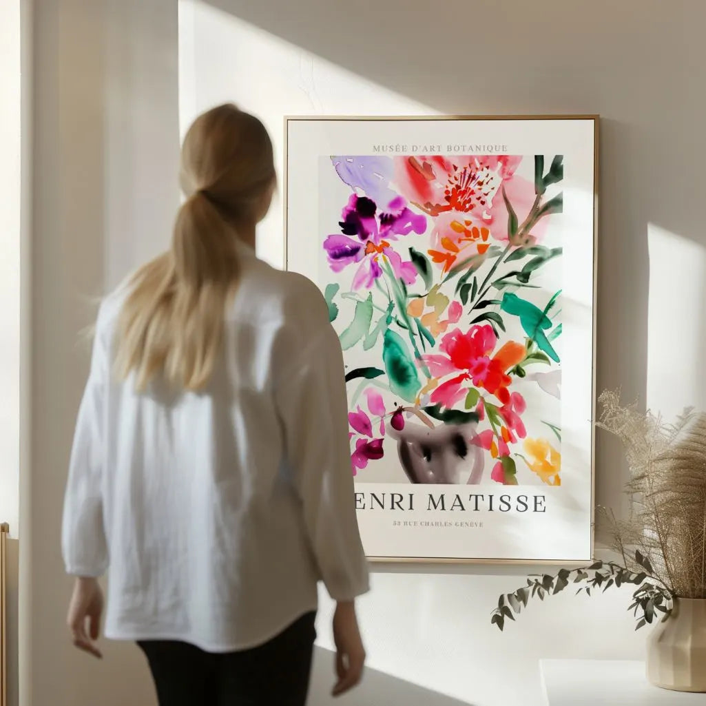 Matisse Aquarell Bouquet Poster