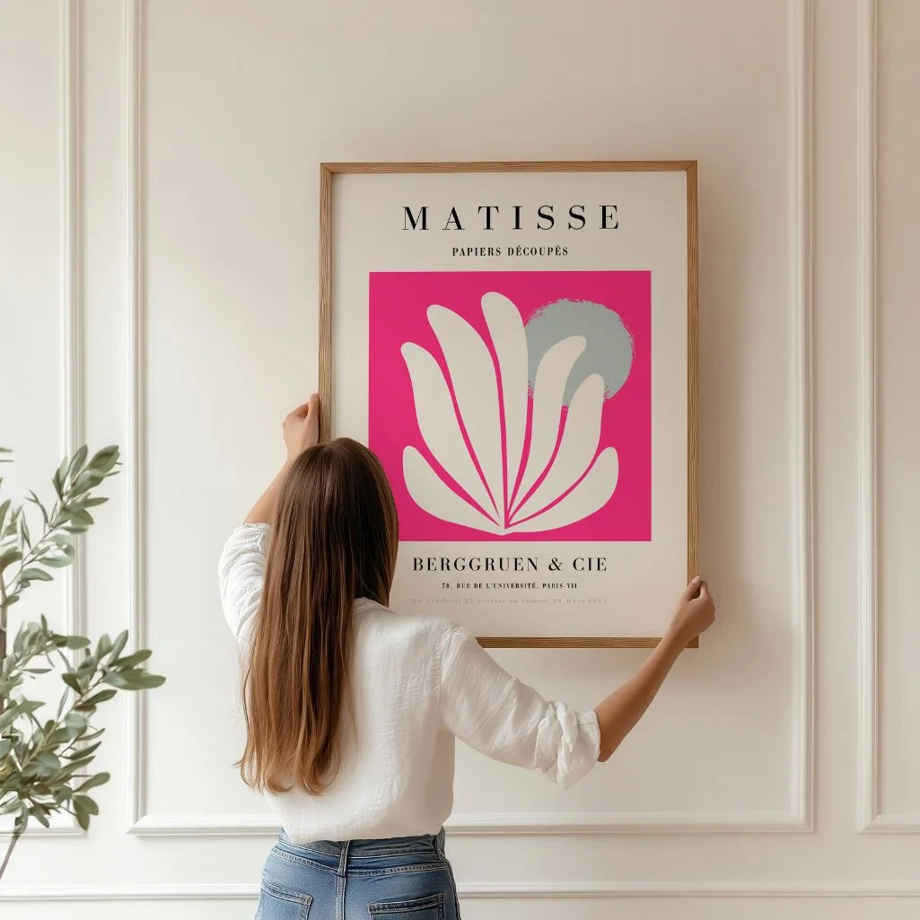 Matisse Fuchsia Statement Poster