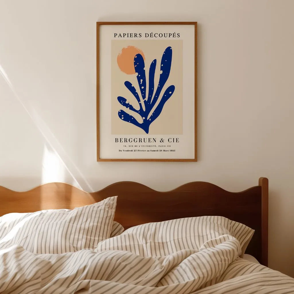 Matisse Tiefblau Sonne Poster