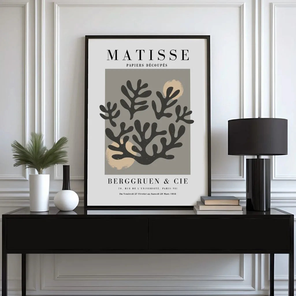 Matisse Graue Korallen Poster
