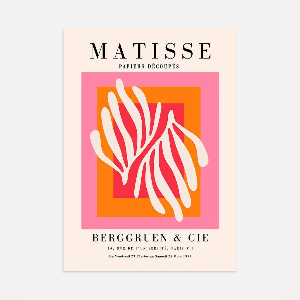Matisse Korallenwarm Poster