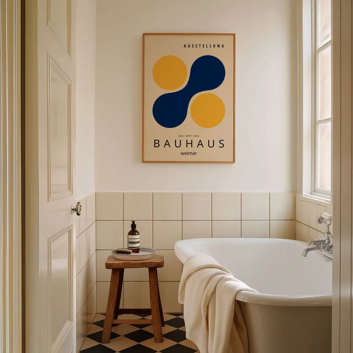 Bauhaus Gelbe Kreise Poster