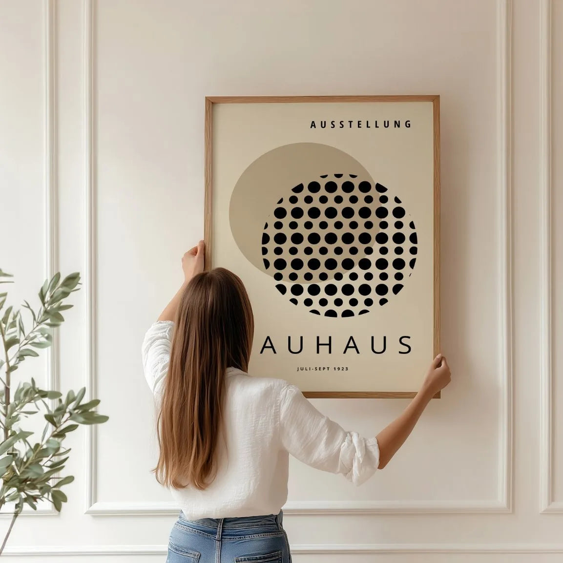 Bauhaus Spiegelung Poster