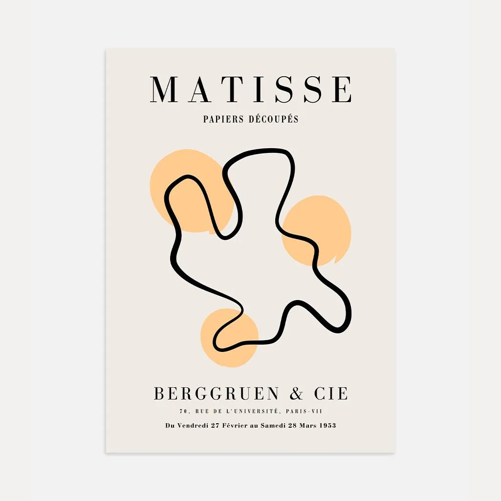 Matisse Abstrakte Linie Poster