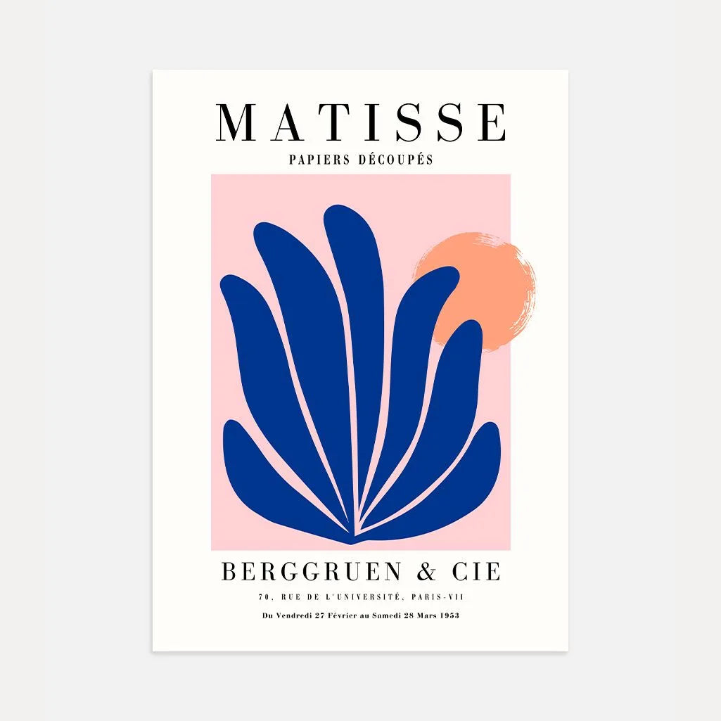 Matisse Blau Rosa Poster