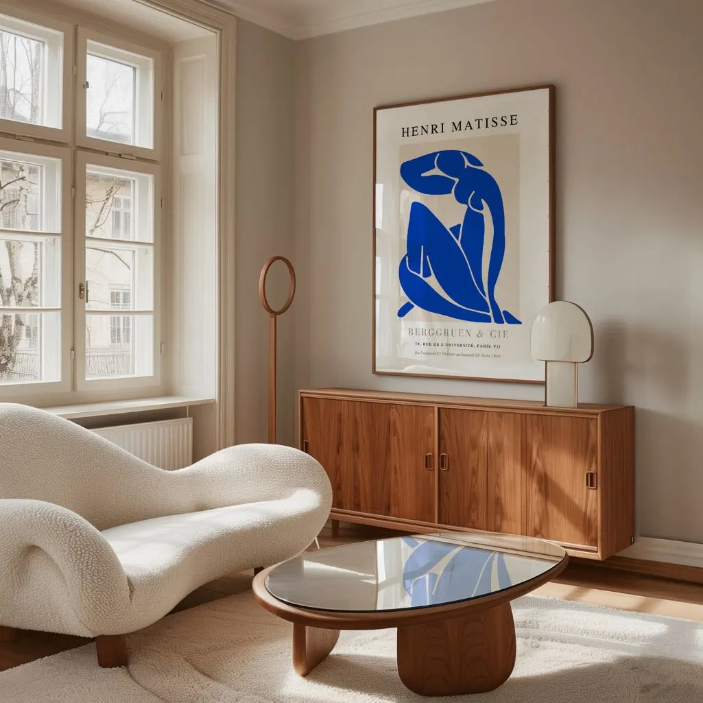 Matisse Nu Bleu Tiefblau Poster