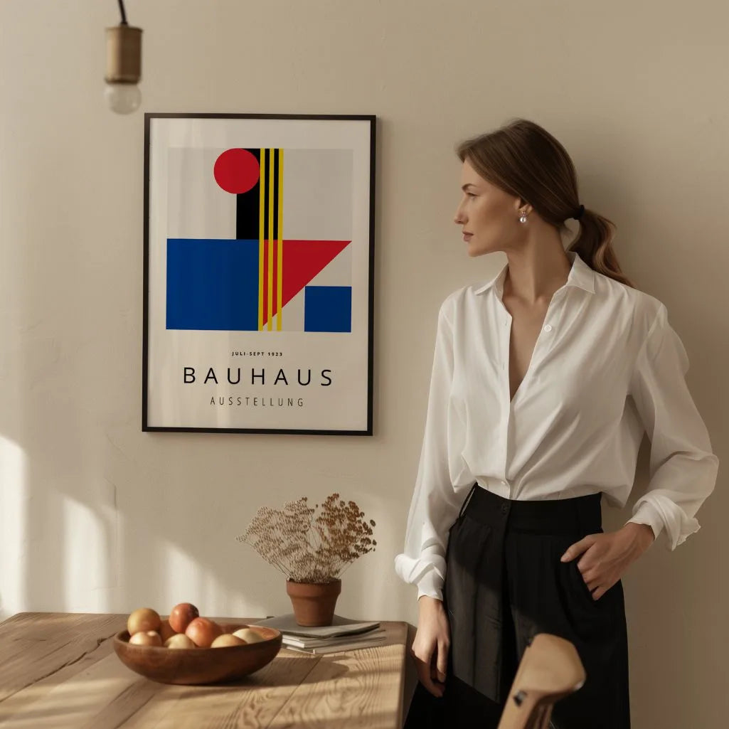 Bauhaus Farbkontrast Poster