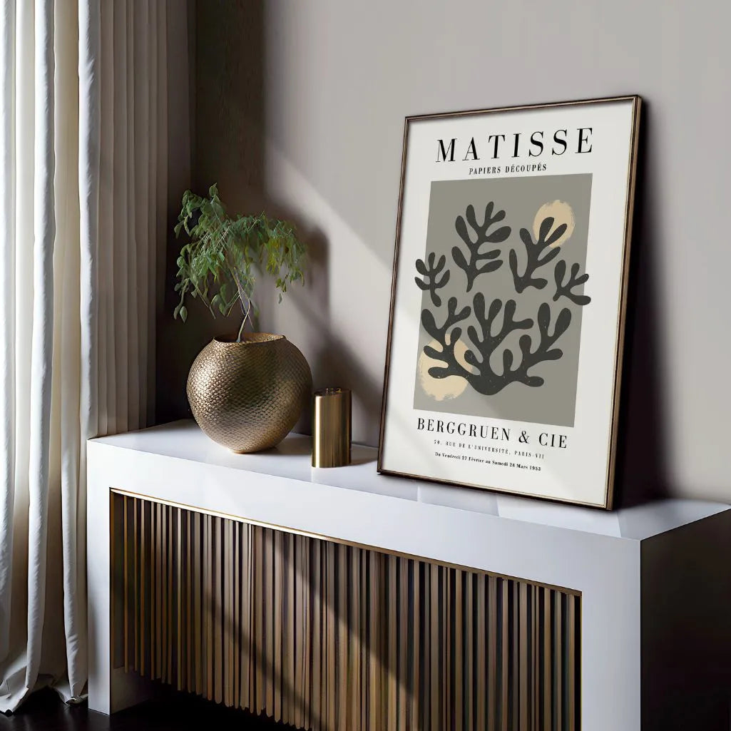 Matisse Graue Korallen Poster