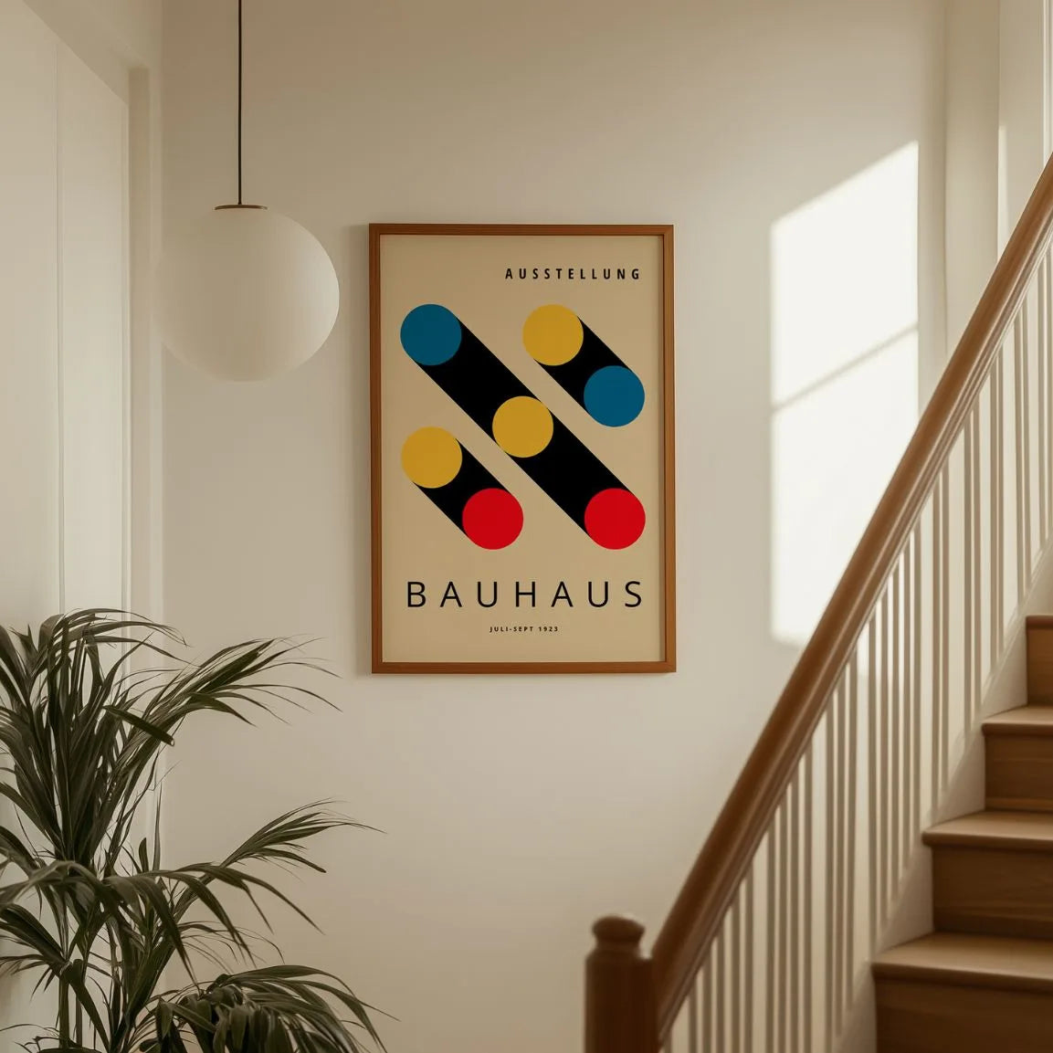 Bauhaus Schatten Kreise Poster