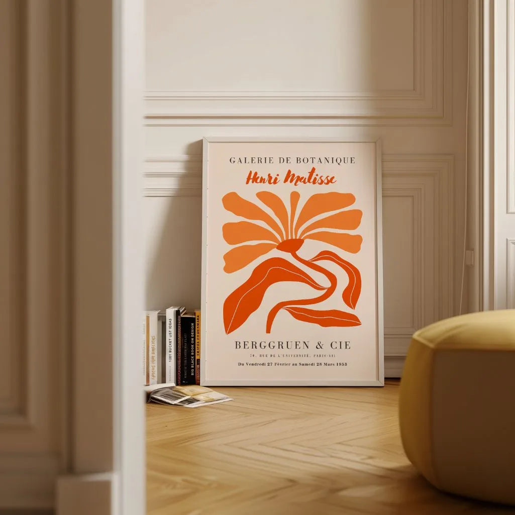 Matisse Orange Blüte Poster