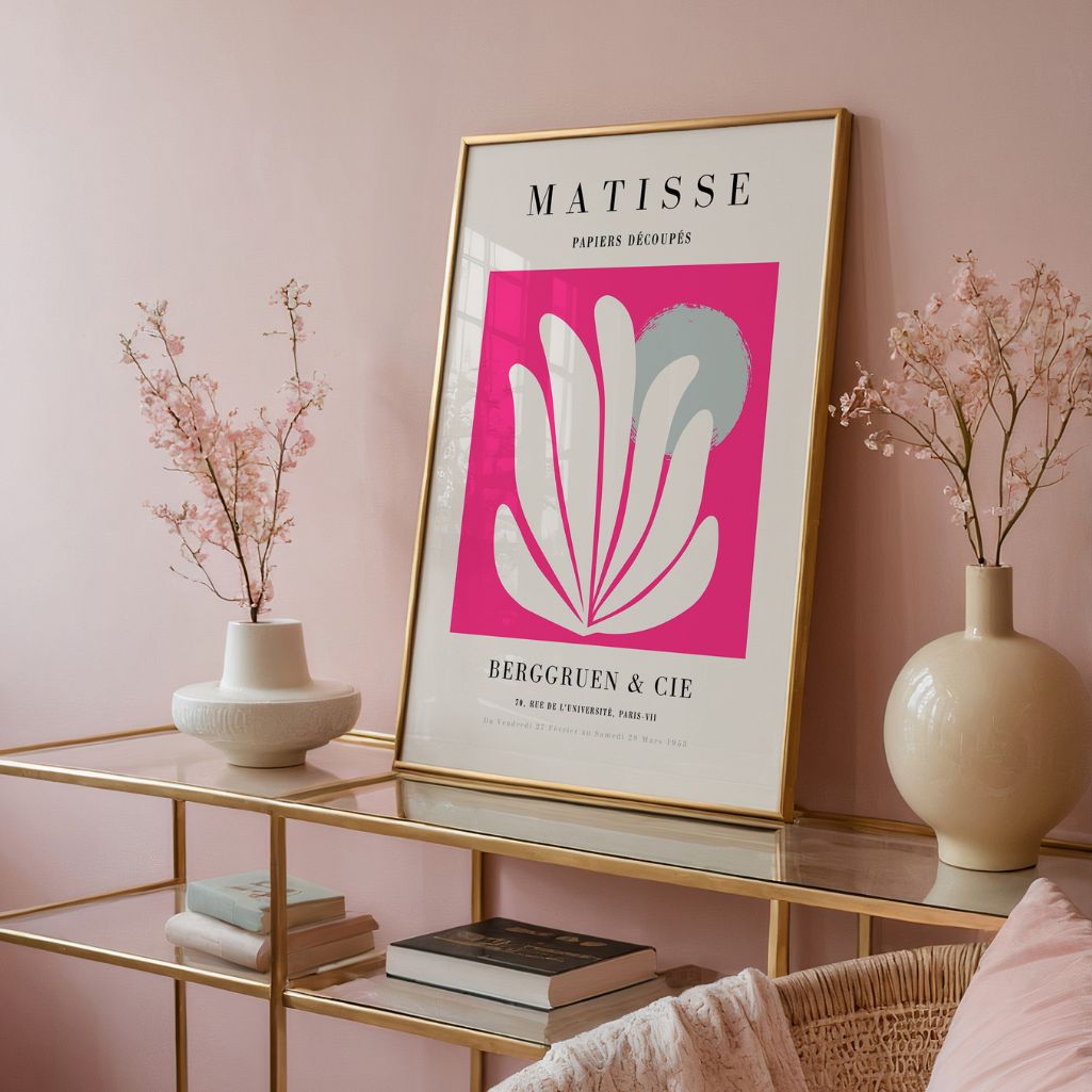 Matisse Fuchsia Statement Poster