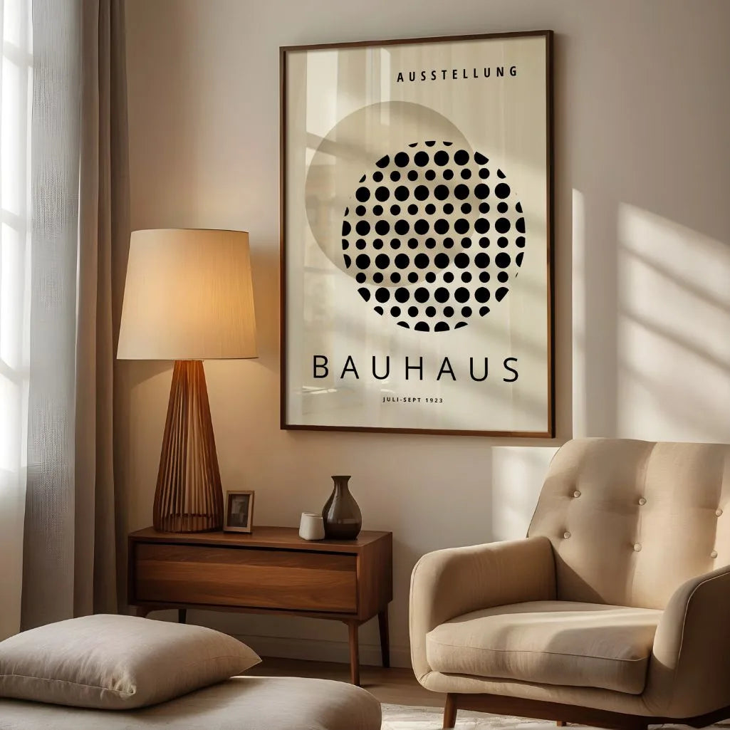 Bauhaus Spiegelung Poster