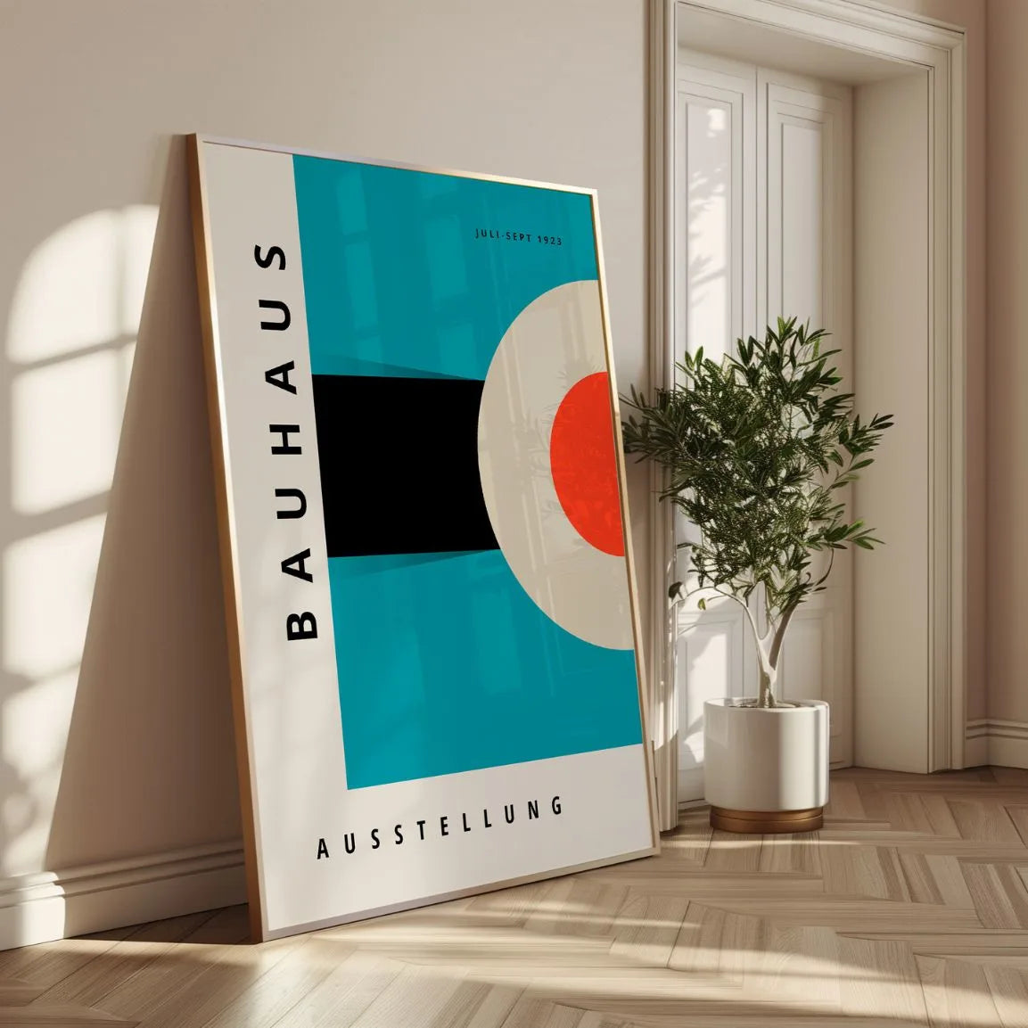 Bauhaus Himmelblau Poster
