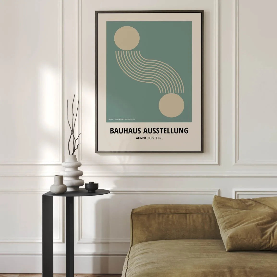 Bauhaus Geometrie Bewegung Poster
