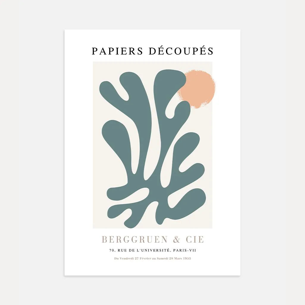 Matisse Salbeigrün Botanisch Poster