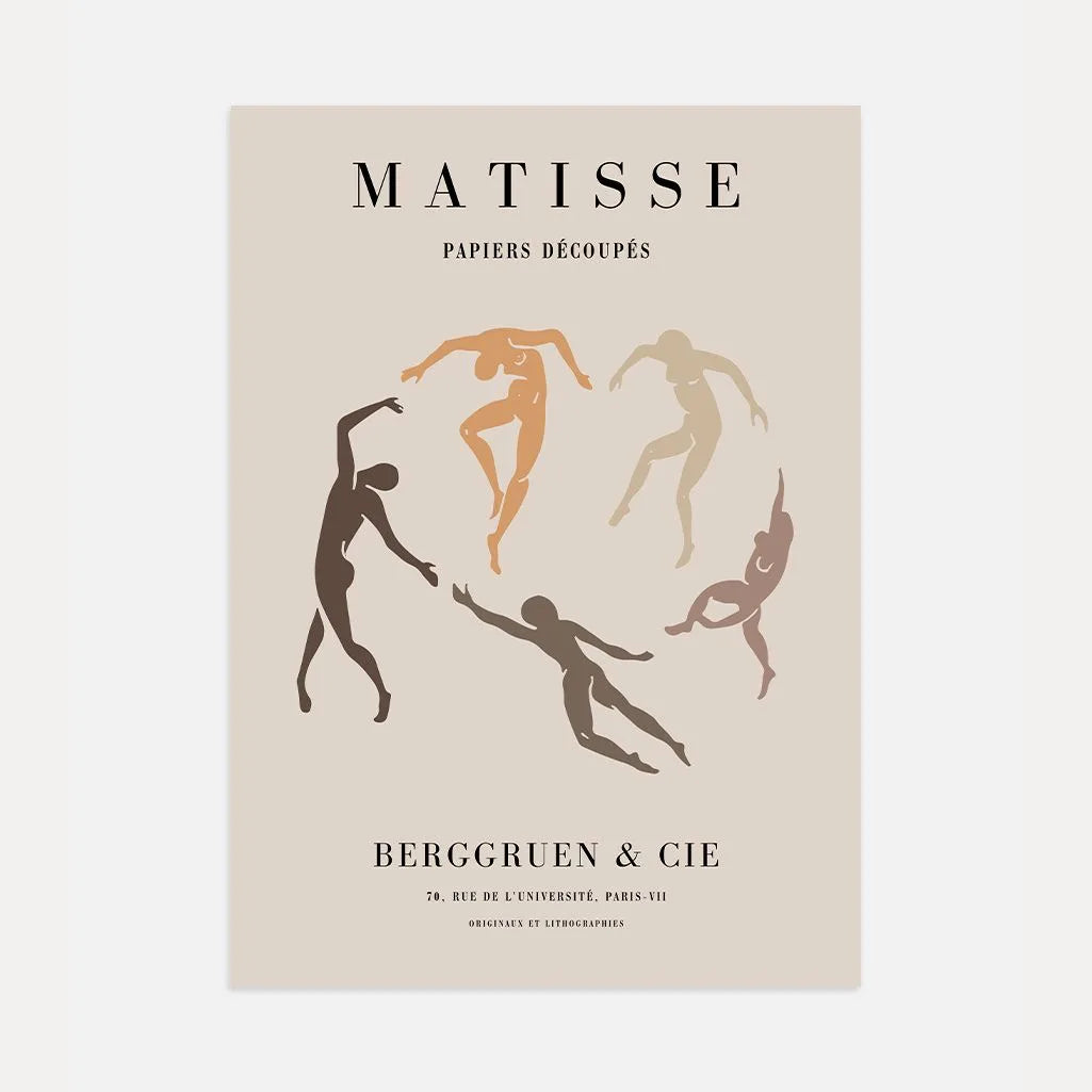 Matisse Tanz Figuren Poster