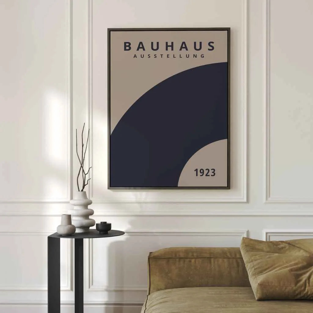 Bauhaus Blaue Rotation Poster